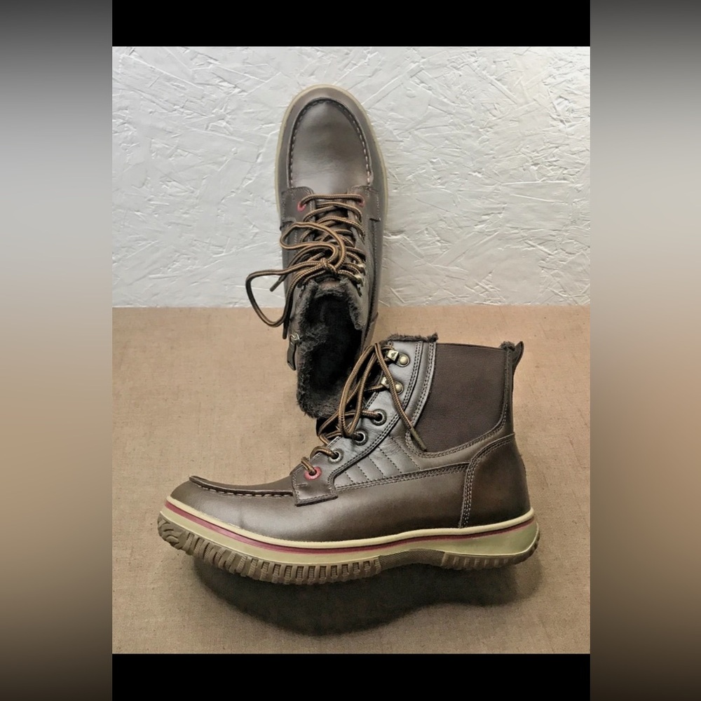 Excellent Pajar Grainger Men's 9-9.5 Boots Brown Leather Waterproof Insulated